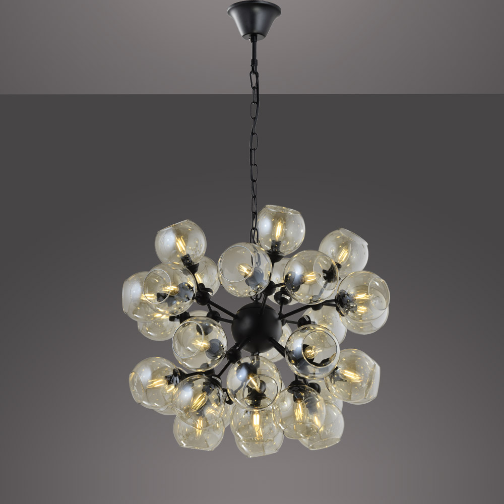 Zhongshan Factory Kitchen Island Nordic Lamp Black Lampadari Fancy House Design Chandelier Gold Hanging Pendant Light