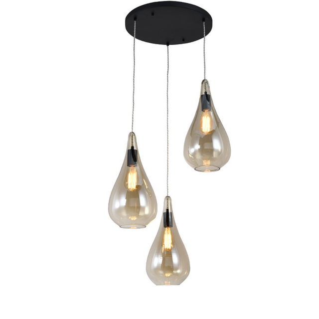 Nordic Style Household Coffee Modern Simple Lamps Dining Room Hotel Colorful Glass Pendant Light